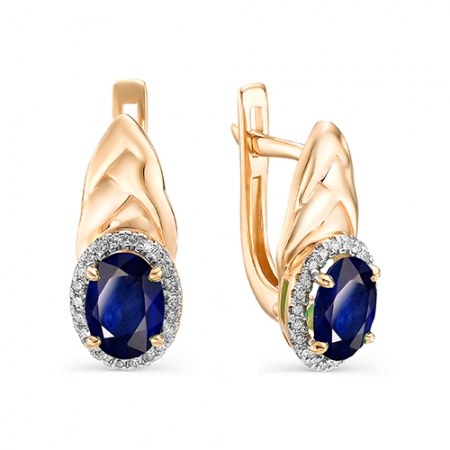 Серьги из золота 22624-102