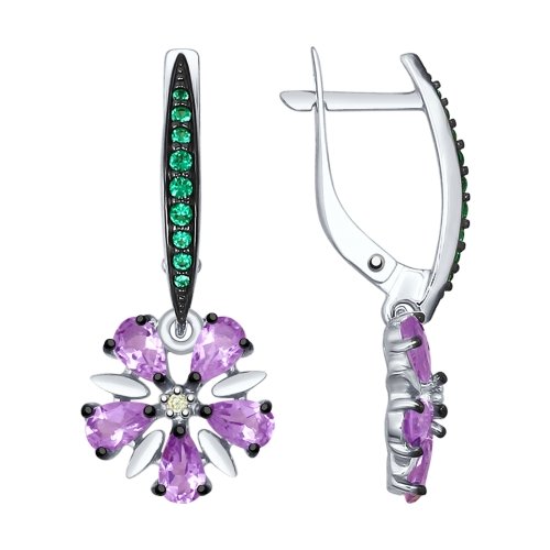 Серьги из серебра 92021567