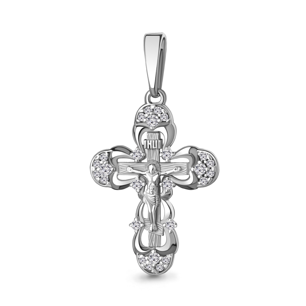 Крест из серебра 22306А