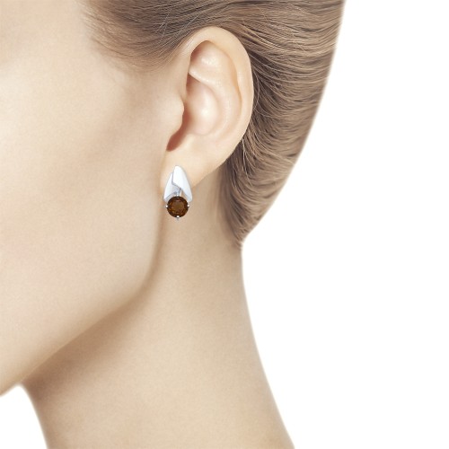 Серьги из серебра 92021800