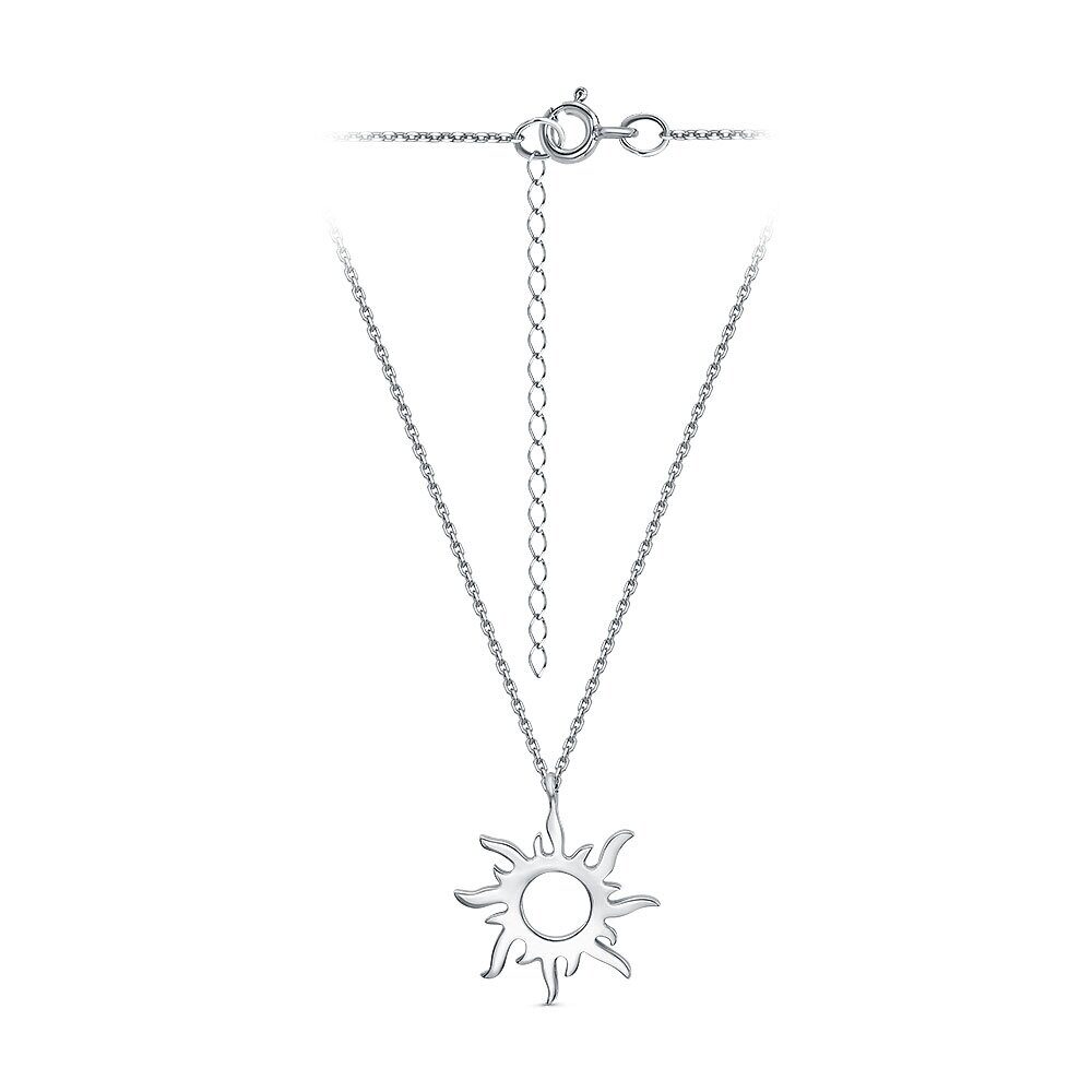 Колье из родированого серебра 925 пробы 3001088061