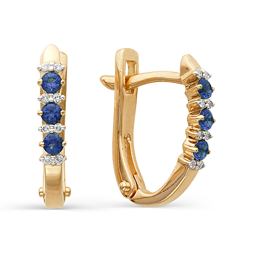 Серьги из золота 21230-102