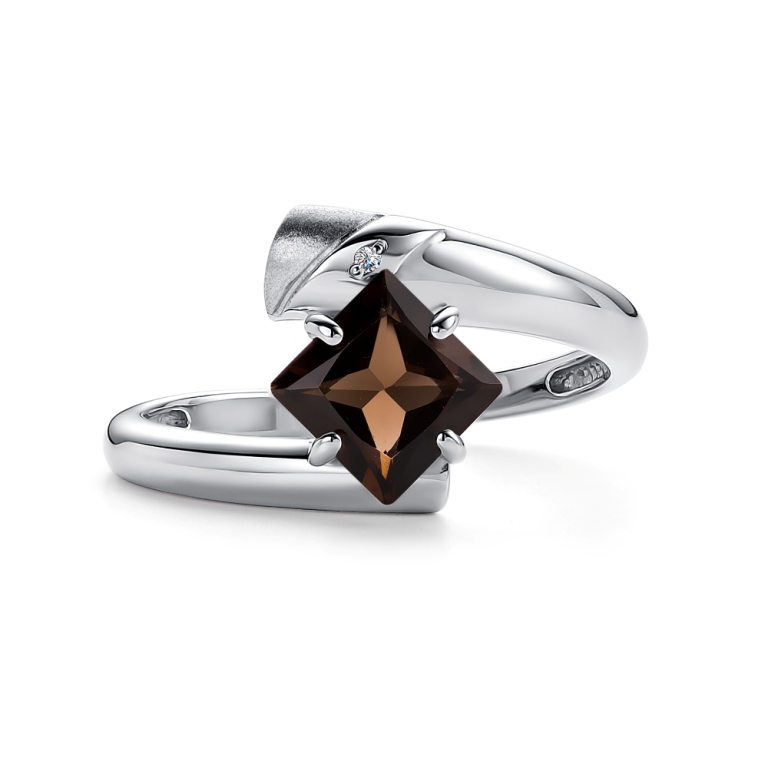 Кольцо из серебра 01-4034/БРРТ-00