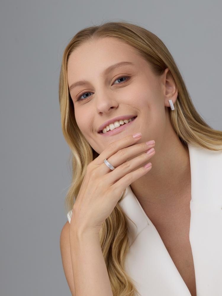 Кольцо из серебра 01-4613/00КЦ-00