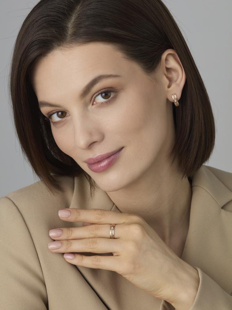 Кольцо из золота 14459-100