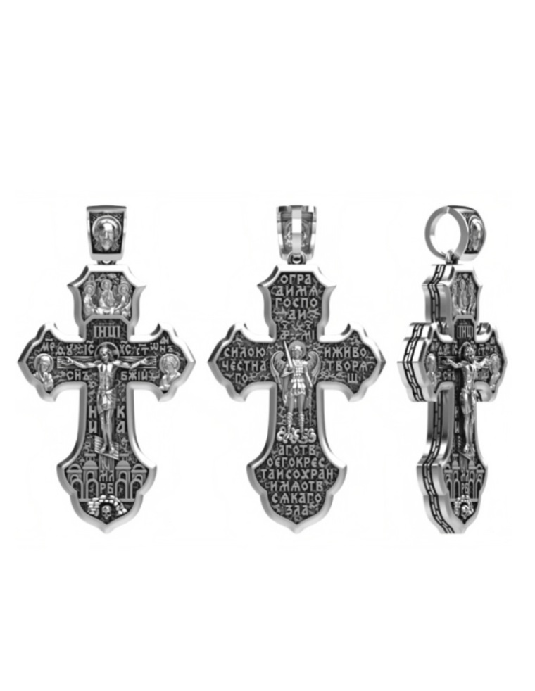 Крест из серебра 13-000864-105000