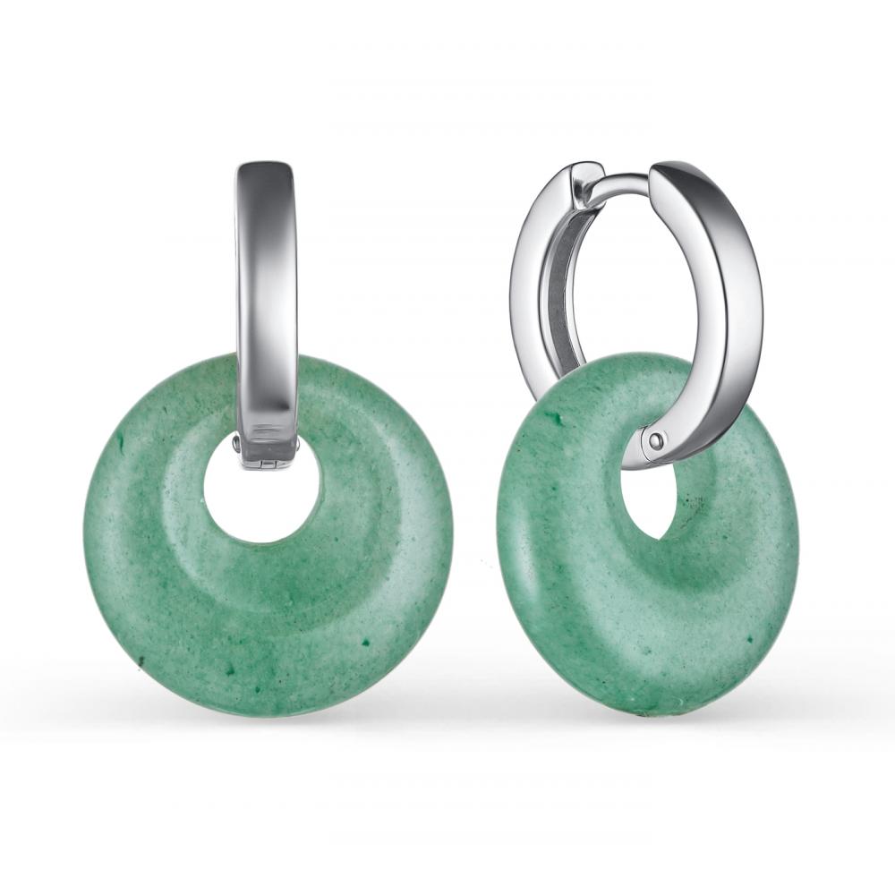 Серьги из серебра 02-2886/000Н-00