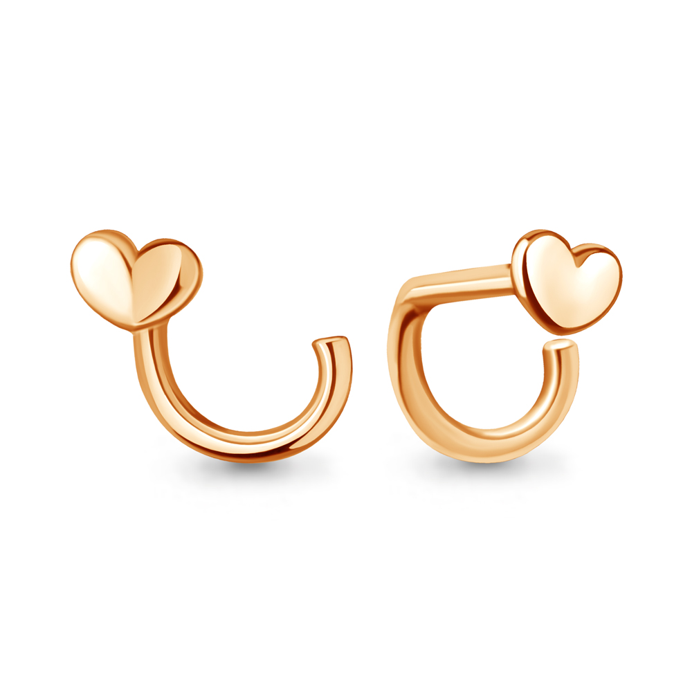 Пирсинг из красного золота 585 пробы 75555