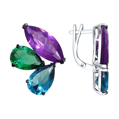 Серьги из серебра 92021490
