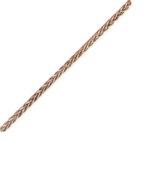 Цепь из красного золота 585 пробы ЦКЛ335ВА1П-А51   , плетение: колос