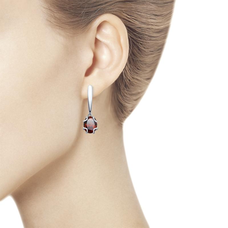 Серьги из серебра 92022041