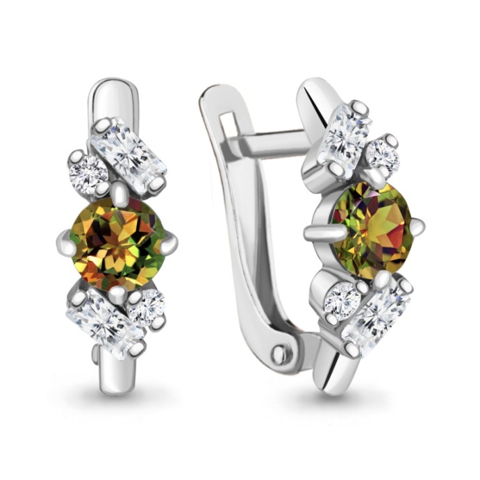 Серьги из серебра 4762519А