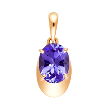 Подвеска из красного золота 585 пробы п1013-73-01