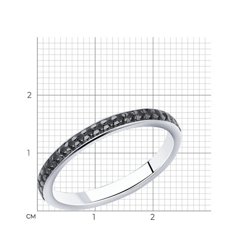 Кольцо из серебра 94010700