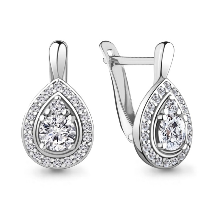 Серьги из серебра 48359А